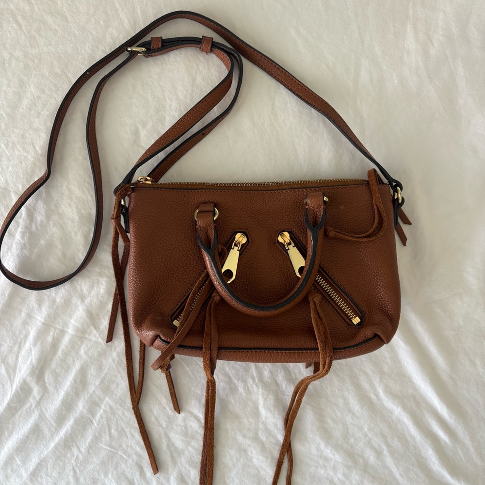Rebecca Minkoff Brown Leather Crossbody Bag